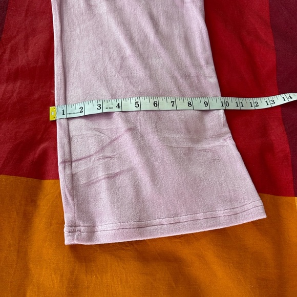 Juicy Couture Loungewear Amethyst Velour Long Sleeve Top & Wide Pants sz large - Picture 5 of 13